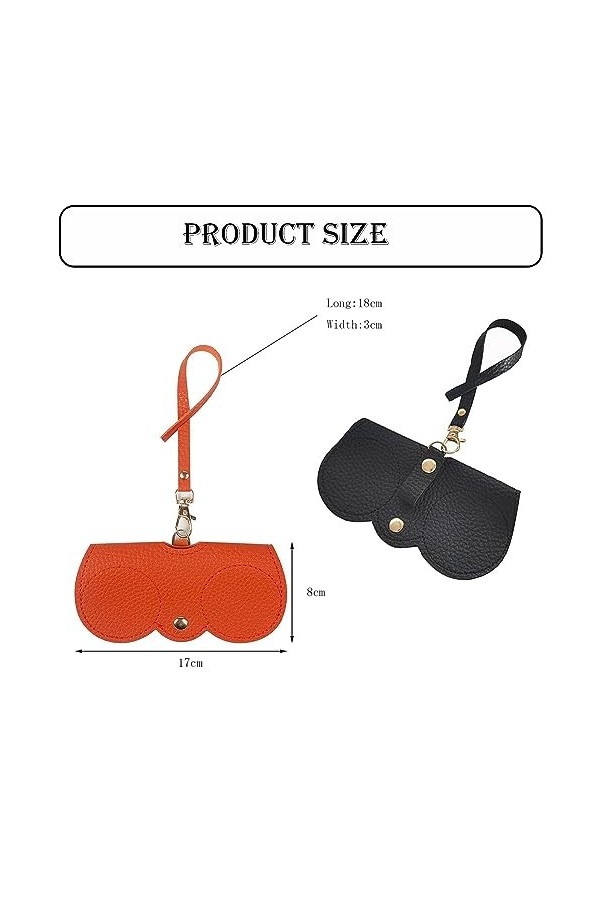 fidget pack Lot de 2 étuis à lunettes de soleil tendance - Étui portable pour lunettes de soleil - Étui portable pour lunette