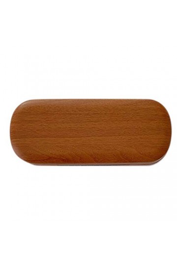 Nemeaii ÉTui À Lunettes Portable BoîTe de Cadre de Lunettes À Grain en Bois Dur Lunettes de Lecture Support de Lunettes de So