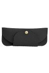 EUBEISAQI Étui à Lunettes Souple pour Femme - Étui à Lunettes Portable Porte-Lunettes en Cuir PU - Petit Sac à Soleil pour Le