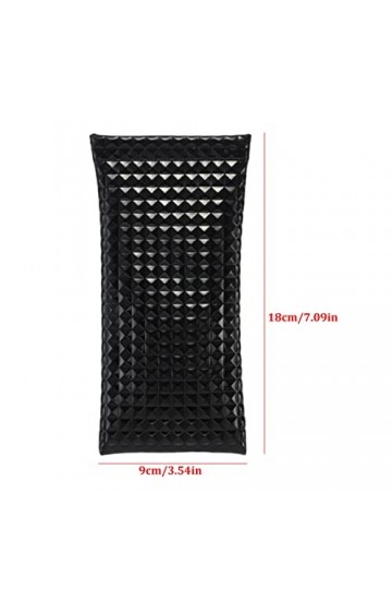 CUCUFA Pagières de lunettes 2pcs Serez les lunettes de Soft Soft Snap Close Glasses Case Portable Spectacles Sac pour femmes 