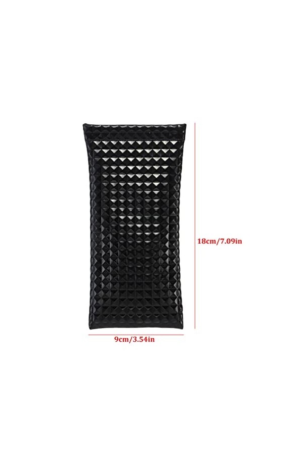 CUCUFA Pagières de lunettes 2pcs Serez les lunettes de Soft Soft Snap Close Glasses Case Portable Spectacles Sac pour femmes 