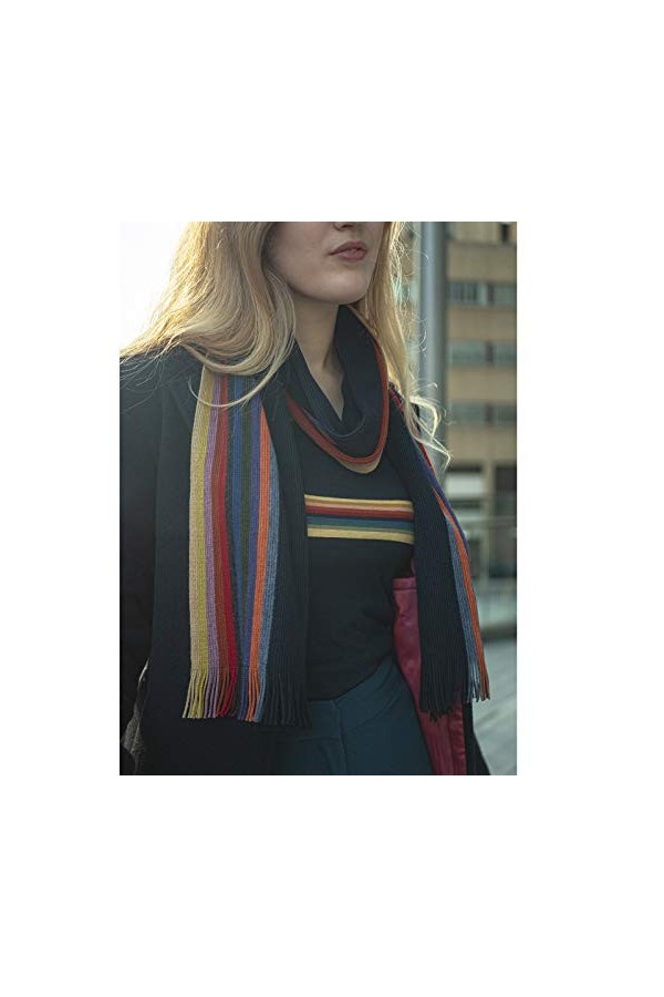 DOCTOR WHO Écharpe du treizième Docteur Jodie Whittaker - Écharpe officielle BBC