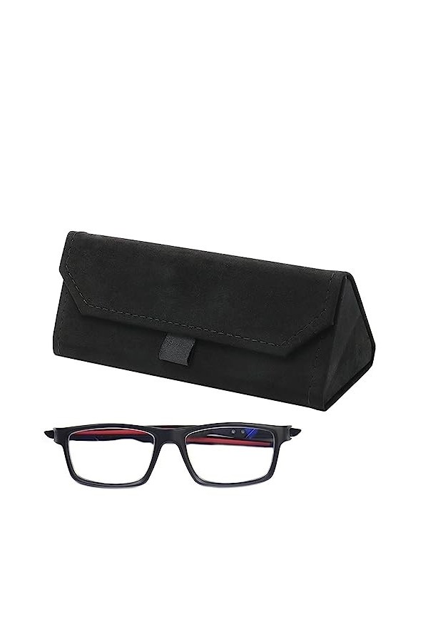 transport à lunettes | Étui à lunettes rigipliable | Étui à lunettes portable avec fermeture magnétique pour hommes et femmes
