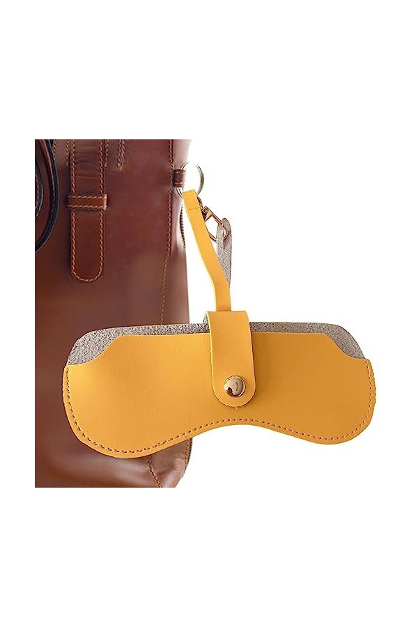 WOTEG Pochette à lunettes,Sac à lunettes souple - Sacs à lunettes souples, pochette portable mince pour soleil, pochette lune