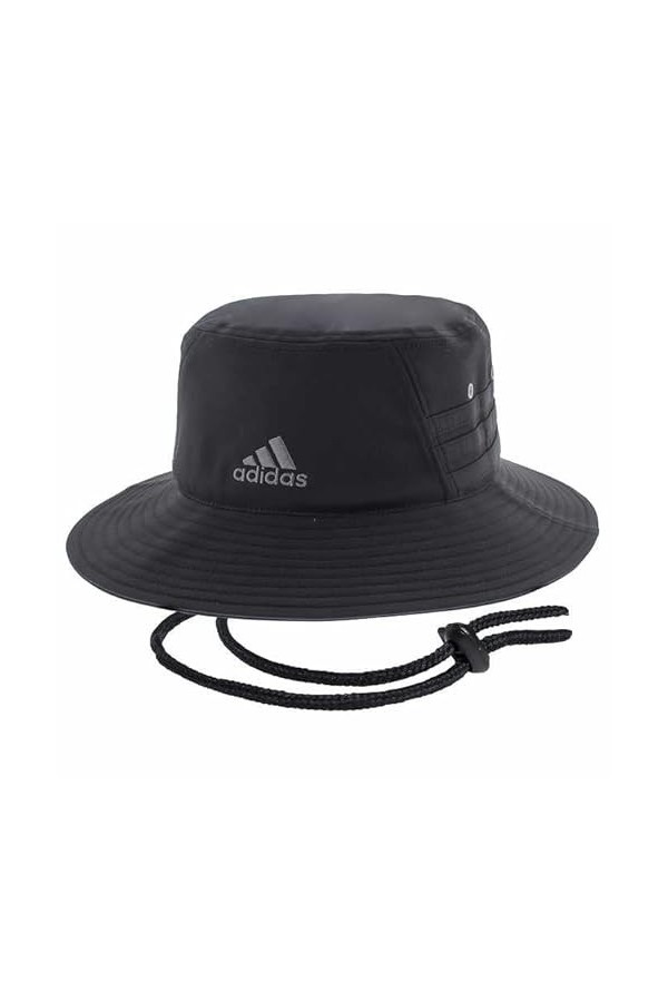 adidas Victory Chapeau cloche léger anti-humidité UPF 50 pour la pêche et le camping, gris, taille unique-XXL