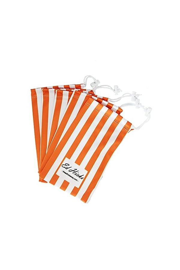 Ed Hicks 5* Étui à Lunettes Souple, Sac de Rangement à Cordon, Pochette en Microfibre, Organiseurs Pochette pour Écouteurs, C