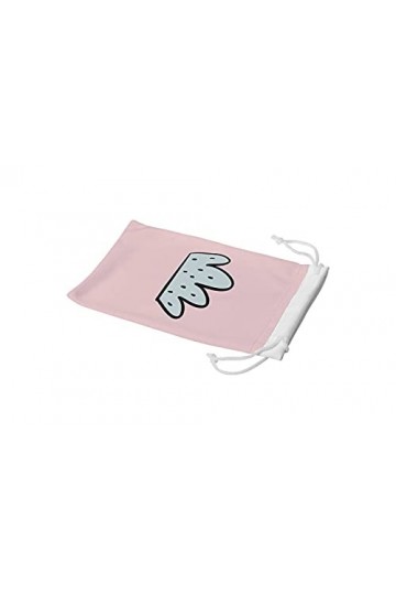 Bonamaison Imprimé Numériquement Lunettes Étui avec Cordon ​de Serrage, 100% Coton, Sac Lunettes, Pochette à Lunettes, 1 Pièc