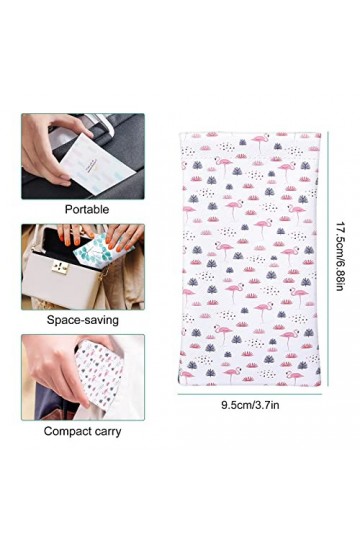 DHSWNNG Étuis à Lunettes Souples en Cuir Avec Chiffon de Nettoyage, Étui de Rangement pour Llunettes, 3 Pièces Étui à Lunette