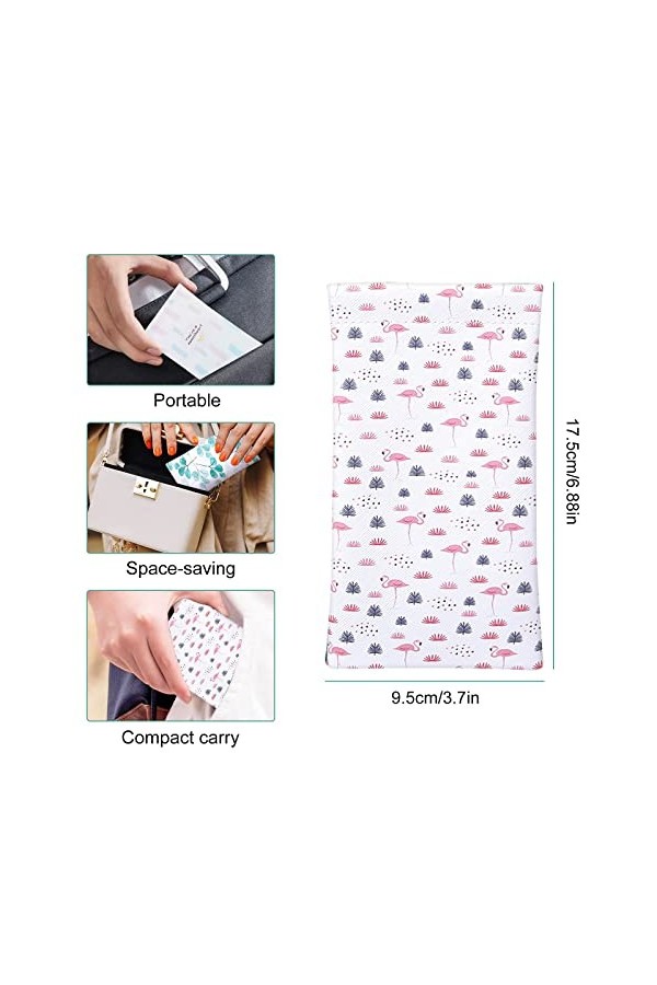 DHSWNNG Étuis à Lunettes Souples en Cuir Avec Chiffon de Nettoyage, Étui de Rangement pour Llunettes, 3 Pièces Étui à Lunette