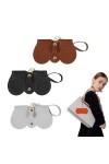 3 pièces Étui à Lunettes Mince Portable, Étui à Lunettes De Soleil En Cuir Souple, Sac à Lunettes De Soleil En Cuir Souple, E