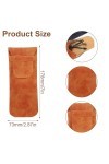 XPEX 3 pièces étui Lunettes Souple,etui a lunette,pochette lunettes,PU Cuir Boitier Lunettes Lecture Sac pour Femme Homme Enf