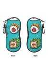 AOOEDM Étuis souples pour lunettes de soleil avec Clip de ceinture étui à lunettes Portable Kawaii Sushi et Sashimi néoprène
