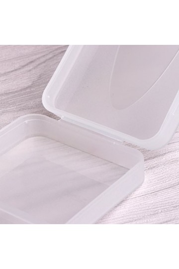 Ocobudbxw Moderne Durable en Plastique Transparent Lunettes de Soleil étui à Lunettes Clip sur boîte à Lunettes Protecteur de