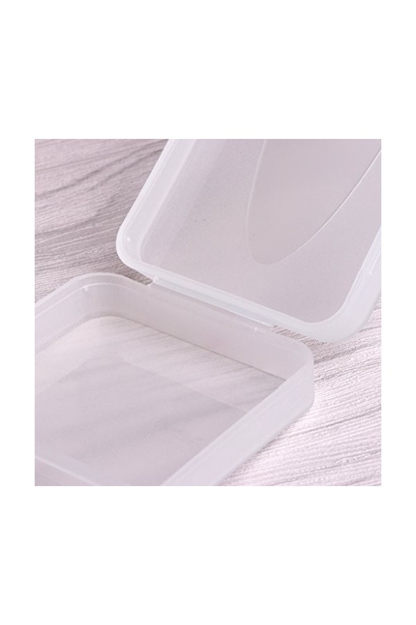 Ocobudbxw Moderne Durable en Plastique Transparent Lunettes de Soleil étui à Lunettes Clip sur boîte à Lunettes Protecteur de