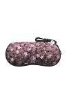 AOOEDM Étui à lunettes fleur de cerisier étuis à lunettes de soleil souples avec pince pochette à lunettes Portable Ultra lég