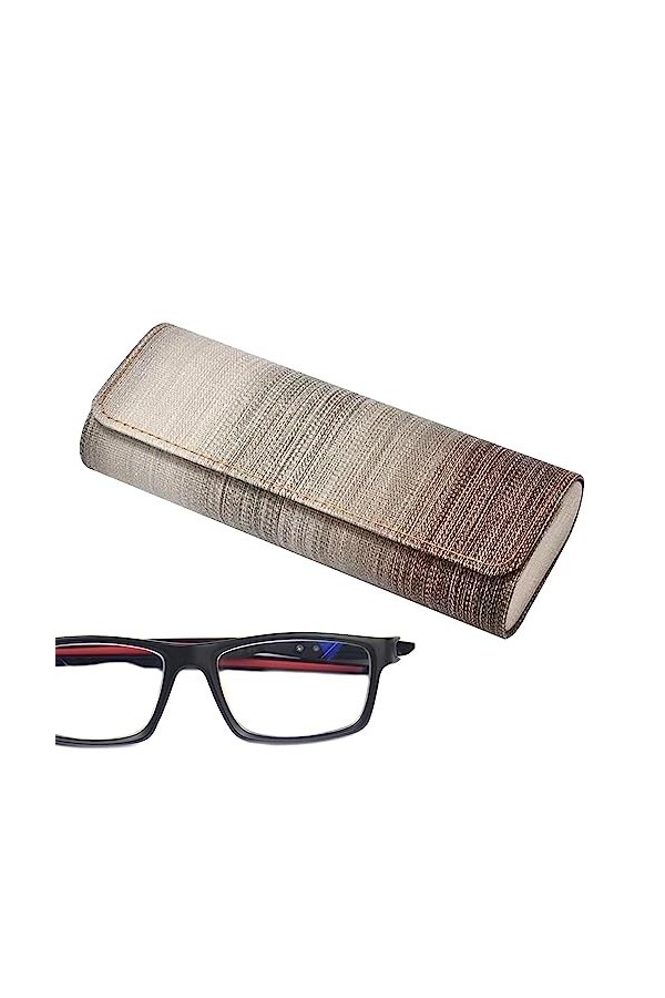 LYEVA Étuis À Lunettes En PU, Couverture Colorée Pour Lunettes, Housses De Lunettes De Soleil Floquées, Pochettes De Protecti