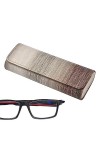 LYEVA Étuis À Lunettes En PU, Couverture Colorée Pour Lunettes, Housses De Lunettes De Soleil Floquées, Pochettes De Protecti