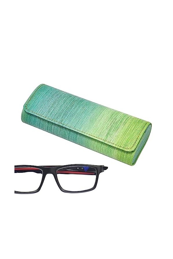 LYEVA Étuis À Lunettes En PU, Couverture Colorée Pour Lunettes, Housses De Lunettes De Soleil Floquées, Pochettes De Protecti