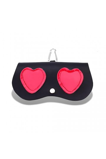 WKRTDY Étui à Lunettes de Soleil pour Femmes, Étui Portable de Voyage avec Fermeture à Pression, Protège Vos Lunettes Contre 