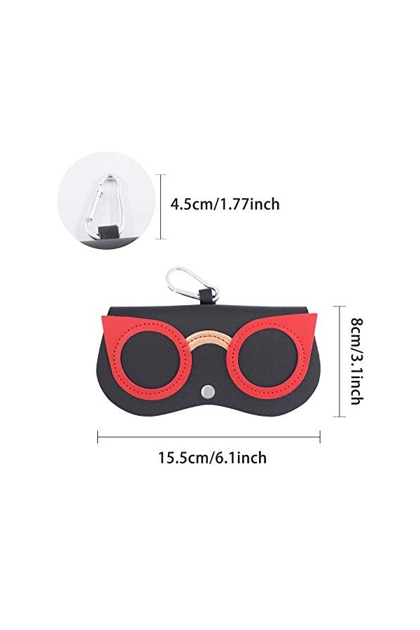 Etui Lunettes de Soleil, Étui Souple pour Lunettes de Soleil Lunettes de Protection Étui Ultra Léger de Rangement en Néoprène