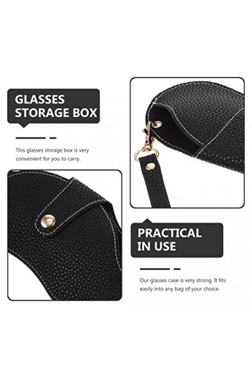 Artibetter Étui À Lunettes Souple Étui À Lunettes Portable avec Crochet Pochette pour Lunettes De Soleil