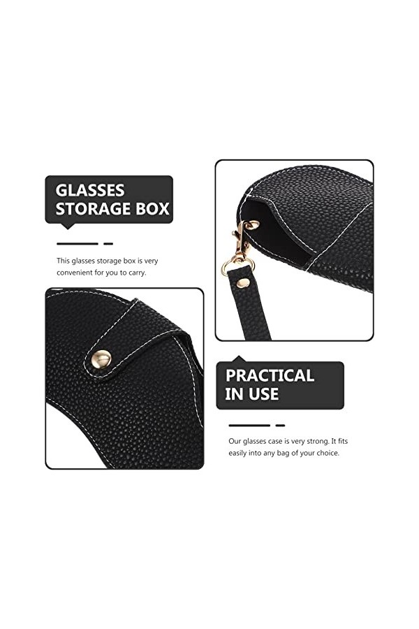 Artibetter Étui À Lunettes Souple Étui À Lunettes Portable avec Crochet Pochette pour Lunettes De Soleil