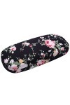 Droagoct Nouveau Lunettes éTui Rigide pour les Lunettes Femmes éTuis Optiques Lunettes à Imprimé Floral Porte-BoîTe à Lunette