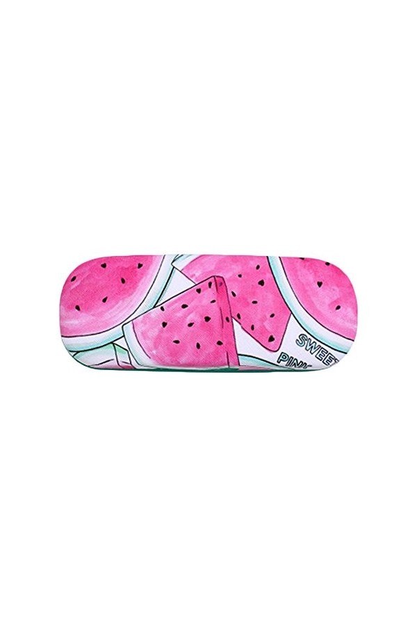 Fablcrew 1Pcs Boîte étui à Lunettes Motif de Pastèque Boîte de Protection de Lunettes de Soleil Boîtier Housse Antichoc pour 