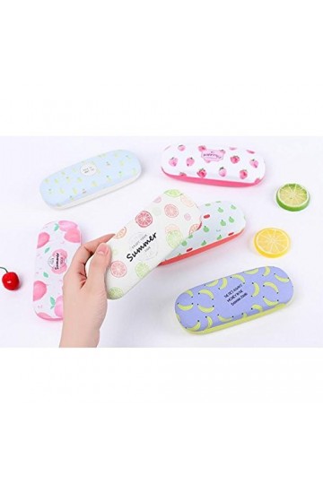 Fablcrew 1Pcs Boîte étui à Lunettes Motif de Pastèque Boîte de Protection de Lunettes de Soleil Boîtier Housse Antichoc pour 