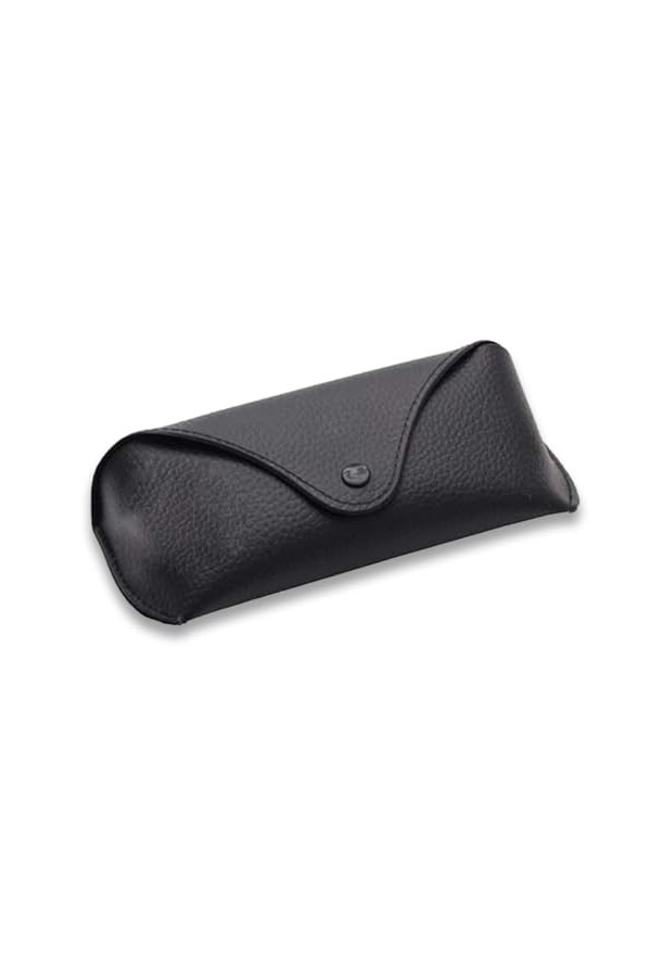 EODKSE 1pcs Étui en cuir pour lunettes, pochette souple en cuir PU pour lunettes de soleil, idéale pour hommes, femmes et enf
