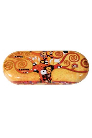 Fridolin 18722 Klimt Thuya Étui à Lunettes Métal Multicolore 16 x 6,6 x 2,8 cm