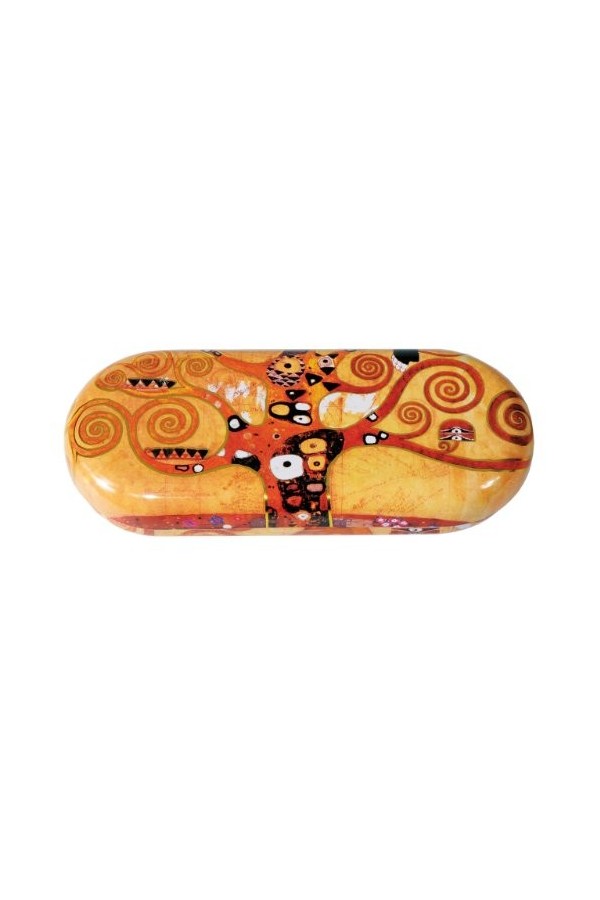 Fridolin 18722 Klimt Thuya Étui à Lunettes Métal Multicolore 16 x 6,6 x 2,8 cm