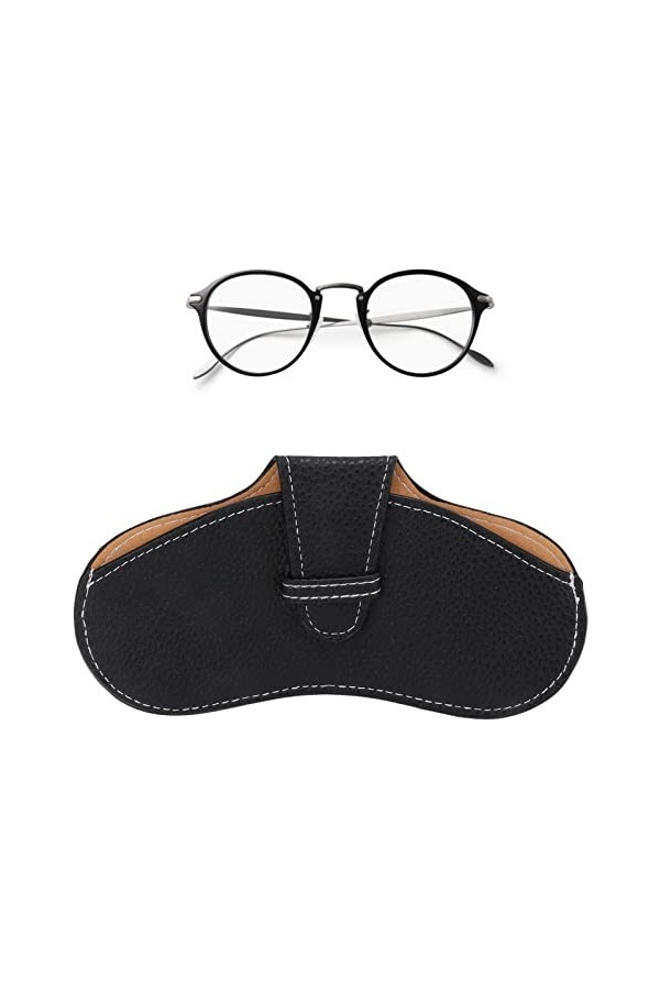 Atyhao Lunettes en Cuir, étui de Rangement Lunettes de Soleil étui de Rangement Portable Lunettes Conteneurs étui de Voyage p