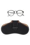 Atyhao Lunettes en Cuir, étui de Rangement Lunettes de Soleil étui de Rangement Portable Lunettes Conteneurs étui de Voyage p