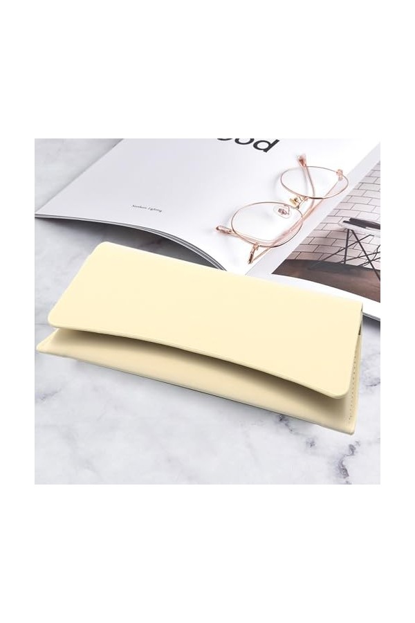 Veeteah Étui à lunettes de soleil | Étuis à lunettes en cuir Pochette,Étui à lunettes de soleil en cuir magnétique Portable,