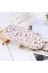 Alvinlite Lunettes de Soleil étui à Lunettes Coque Rigide pour Hommes Femmes Enfants étui à Lunettes Floral boîte étuis à Lun