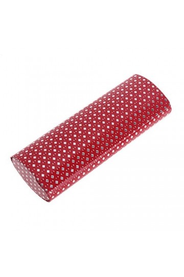 Lunji Boîte étui à lunettes Durable - Étui à Lunettes Rigide pour Lunettes de Soleil/Lunettes de Lecture 16x6x3.5cm Rouge 