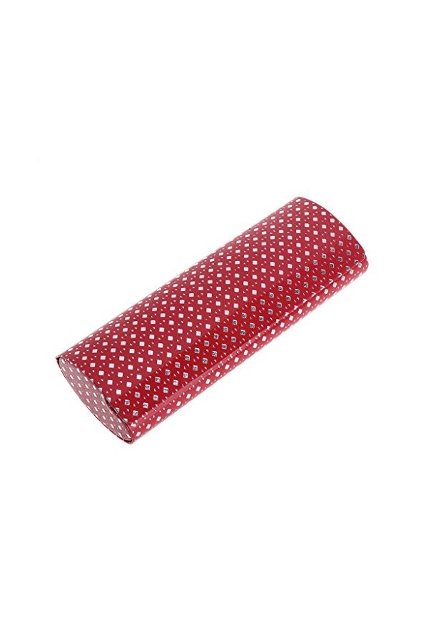 Lunji Boîte étui à lunettes Durable - Étui à Lunettes Rigide pour Lunettes de Soleil/Lunettes de Lecture 16x6x3.5cm Rouge 