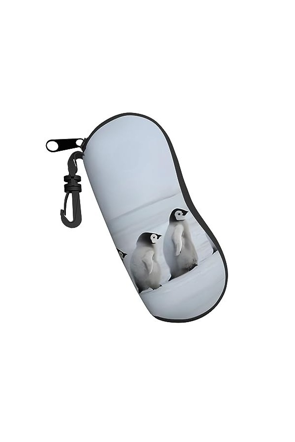 QQLADY Étui souple avec clip pour lunettes de soleil en forme de clé de piano pour homme et femme, Clôture hibou assis, taill