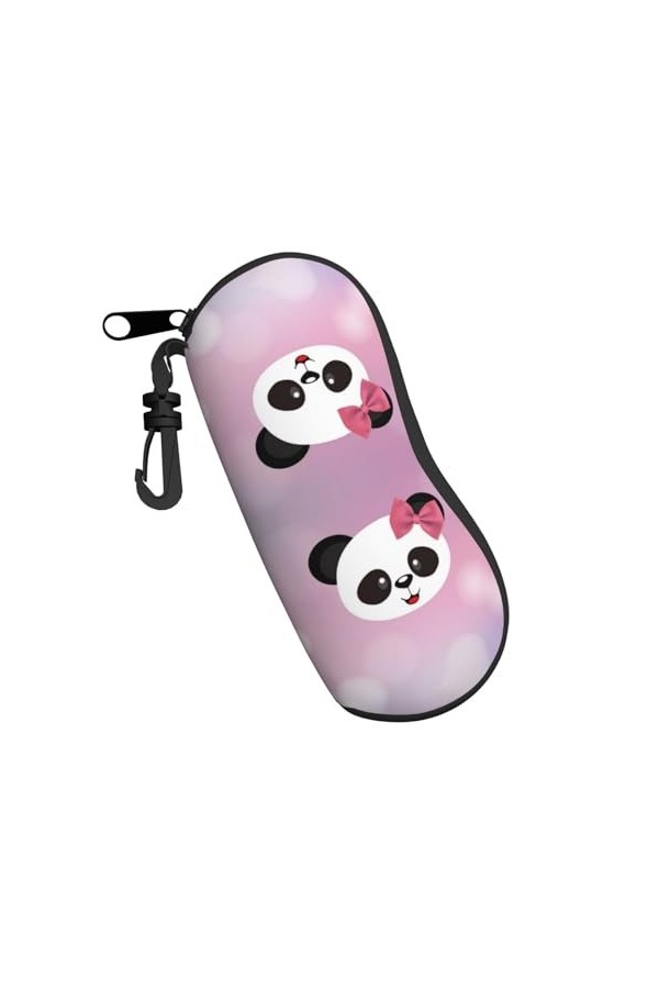 QQLADY Étui souple avec clip pour lunettes de soleil Motif pattes de chat pour homme et femme, Pattes de chat, taille unique