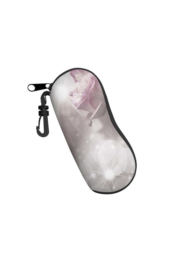 QQLADY Étui souple avec clip pour lunettes de soleil Motif pattes de chat pour homme et femme, Pattes de chat, taille unique