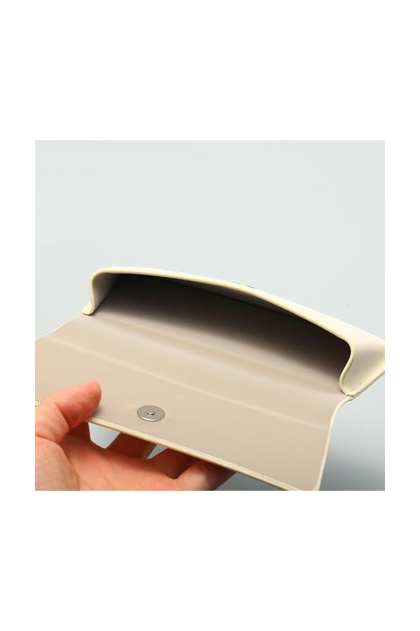 BIXOO Pochette à lunettes en cuir - Étuis à lunettes en cuir Pochette - Étui à lunettes Portable, sac de lunettes de soleil m