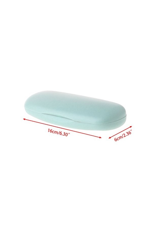 Boîte à lunettes en plastique pour lunettes de style protecteur rigide, 3, Medium