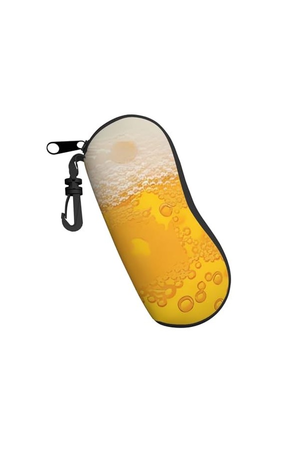 QQLADY Étui souple avec clip pour lunettes de soleil Motif sirène Noir, Chat mignon noir, taille unique