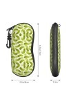 Grand étui à lunettes Sushi Dill Pickles - Support de lunettes durable pour femme avec coque rigide - Parfait pour les voyage