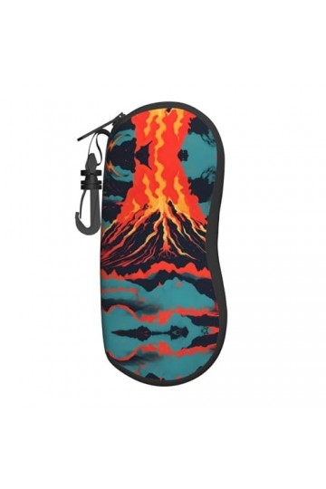 Volcano Grand étui à lunettes durable pour femme avec coque rigide – Parfait pour les voyages et un usage quotidien, noir, ta