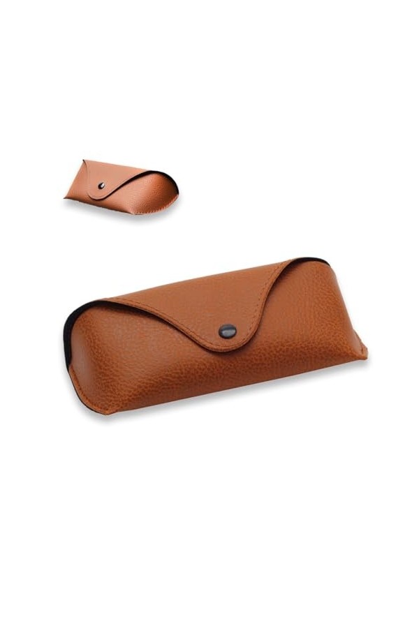 EODKSE Étui à Lunettes Portable en Cuir PU, Stockage pour Lunettes de Soleil et de Lecture, Sac Souple 1 Pièce pour Femme Hom