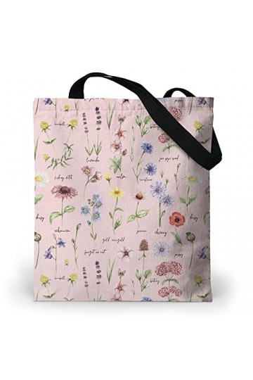 Loxato The Tote Bag Aesthetic - Sac Cabas Femme Grand Format 37x42cm - Sac Fourre Tout Femme - Sac Aesthetic - Sac de Cours F