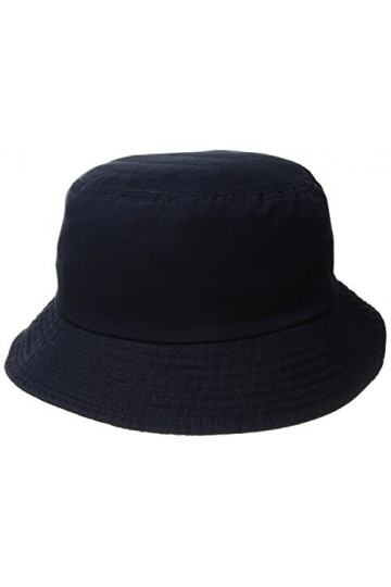 Kangol Washed Bucket Bob, Bleu Marine, Small Mixte