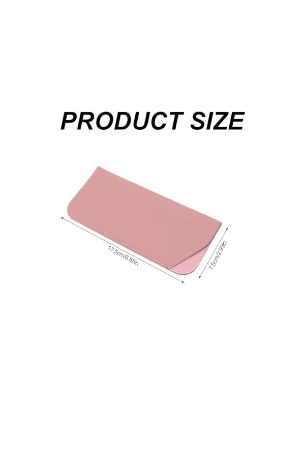 PSOWQ étuis à lunettes, étui à lunettes de soleil, étui à lunettes en cuir, étui à lunettes portable pour homme et femme, col